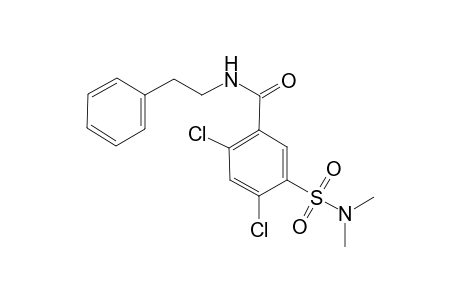 2,4-Dichloro-5-dimethylsulfamoyl-N-phenethyl-benzamide