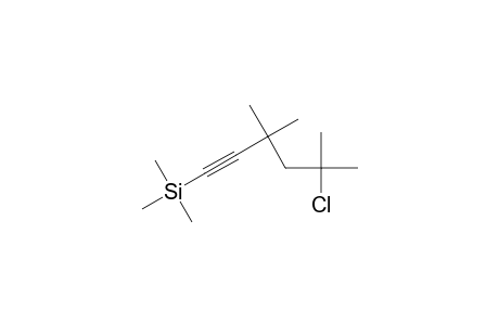 5-Chloro-3,3,5-trimethyl-1-(trimethylsilyl)-1-hexyne