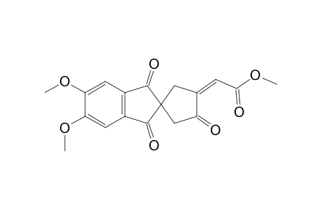 Spiro{4(Z)-methoxycarbonylmethylenecyclopentane-[1,2']-2',3'-dihydro-5',6'-dimethoxy-1'H-indene}-3,1',3'-trione