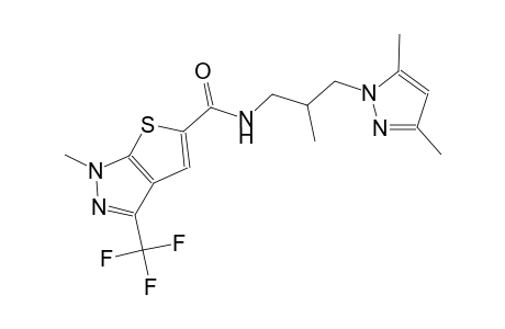 1H-thieno[2,3-c]pyrazole-5-carboxamide, N-[3-(3,5-dimethyl-1H-pyrazol-1-yl)-2-methylpropyl]-1-methyl-3-(trifluoromethyl)-