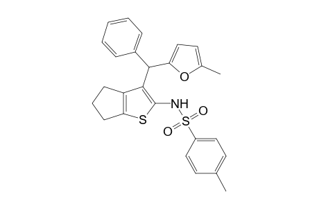(5-Methylfuryl)(phenyl)(2-tosylaminocyclopenta[b]thiophene)methane