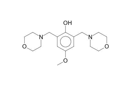 Phenol, 4-methoxy-2,6-bis[(4-morpholinyl)methyl]-