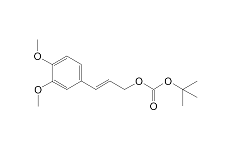 t-Butyl (E)-[3-(3,4-dimethoxyphenyl)prop-2-en-1-yl]-carbonate
