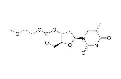 CIS-THYMIDINE-3',5'-CYCLIC-2-METHOXYETHYL-PHOSPHITE