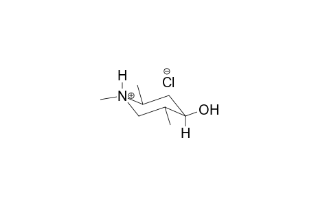 piperidinium, 4-hydroxy-1,2,5-trimethyl-, chloride