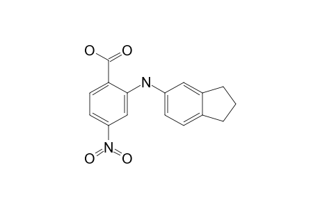 2-(2,3-dihydro-1H-inden-5-ylamino)-4-nitrobenzoic acid