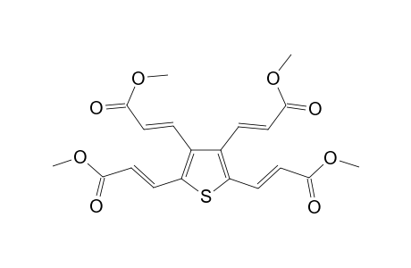 (2E,2'E,2''E,2'''E)-Tetramethyl 3,3',3'',3'''-(thiophene-2,3,4,5-tetrayl)tetraacrylate