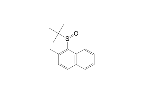 2-METHYL-1-(TERT.-BUTYLSULFINYL)-NAPHTHALENE;MAJOR-ROTAMER