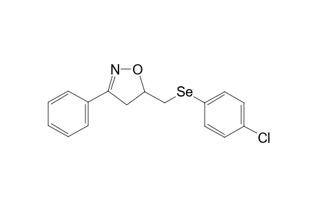 5-{[(4-Chlorophenyl)selanyl]methyl}-3-phenyl-4,5-dihydroisoxazole