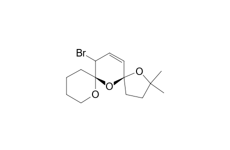 cis-13-Bromo-2,2-dimethyl-1,6,8-trioxadispiro[4.1.5.3]pentadec-14-ene