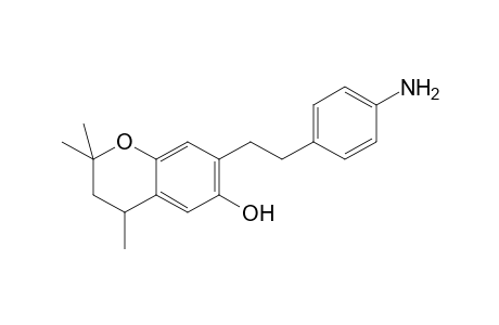 7-(4-aminophenethyl)-2,2,4-trimethylchroman-6-ol