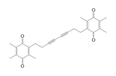 1,8-Bis(2,4,5-trimethyl-3,6-dioxocyclohexa-1,4-dienyl)octa-3,5-diyne