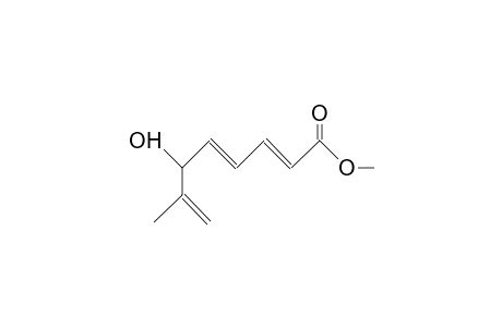 6-Hydroxy-7-methyl-octa-2E,4E,7-trienoic acid, methyl ester