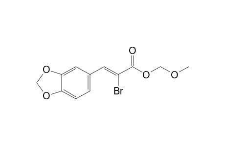 (Z)-3-(1,3-benzodioxol-5-yl)-2-bromo-2-propenoic acid methoxymethyl ester