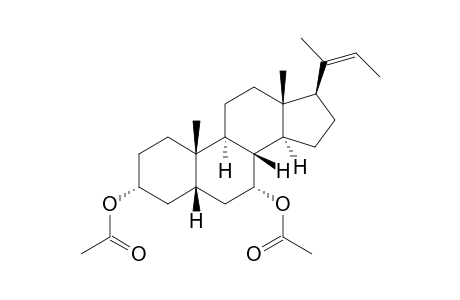24-Nor-5beta-chol-20(22)-ene-3alpha,7alpha-diol Diacetate