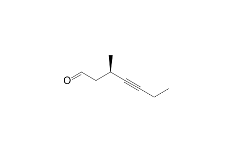 (R)-3-Methylhept-4-yn-1-al