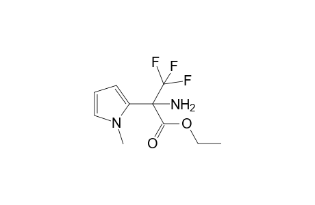 Ethyl 2-amino-3, 3, 3-trifluoro-2-(1-methyl-1H-pyrrol-2-yl)propanoate
