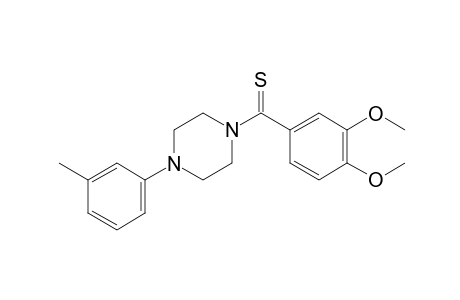4-thioveratroyl-1-(m-tolyl)piperazine