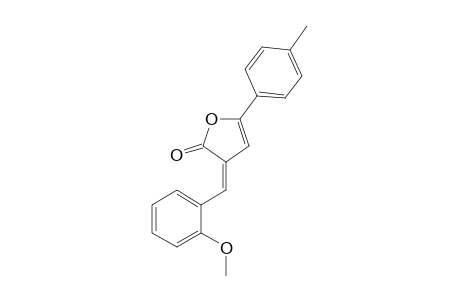 3-(2'-Methoxybenzylidene)-5-(p-methylphenyl)-2(3H)-furanone