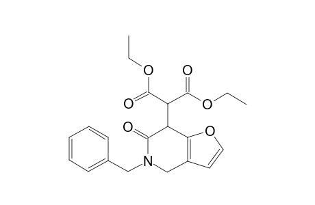 Diethyl 2-(5-benzyl-6-oxo-4,5,6,7-tetrahydrofuro[3,2-c]pyridin-7-yl)malonate