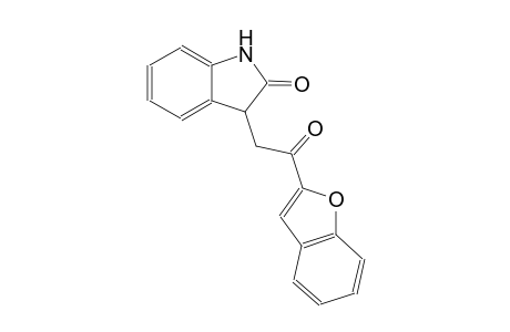 2H-indol-2-one, 3-[2-(2-benzofuranyl)-2-oxoethyl]-1,3-dihydro-