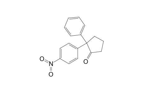 Cyclopentanone, 2-(4-nitrophenyl)-2-phenyl-