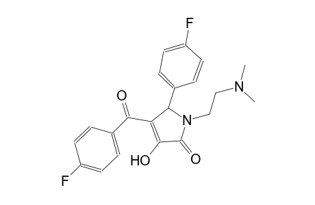 2H-pyrrol-2-one, 1-[2-(dimethylamino)ethyl]-4-(4-fluorobenzoyl)-5-(4-fluorophenyl)-1,5-dihydro-3-hydroxy-