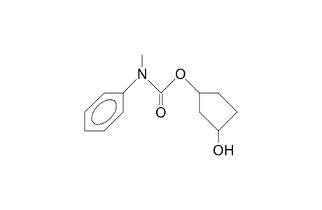 N-Methyl-N-phenyl-carbamic acid, 3-hydroxy-cyclopentyl ester