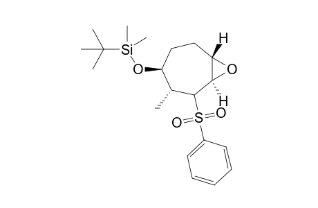 (1R,2R,3R,4S,7R)-[2-(Benzenesulfonyl)-3-methyl-8-oxabicyclo[5.1.0]oct-4-yloxy]-(t-butyl)dimethylsilane