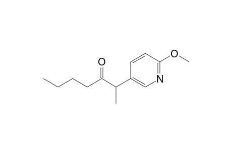 2-(6-Methoxypyridin-3-yl)heptan-3-one