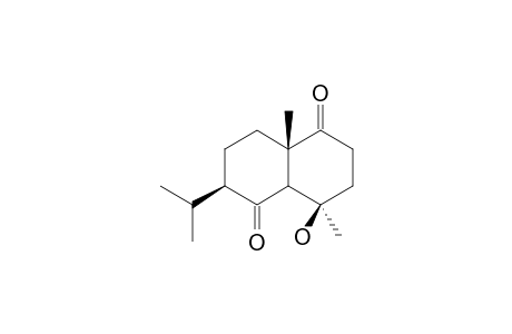 4b-Hydroxy-eudesmane-1,6-dione