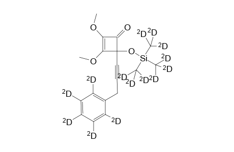 2,3-Dimethoxy-4-[3-(phenyl-d(5)]-1-propynyl]-4-[(trimethylsilyl-d(9))-oxy]-2-cyclobuten-1-one