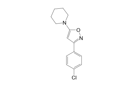 1-[3-(4-CHLOROPHENYL)-ISOXAZOL-5-YL)]-PIPERIDINE