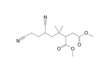 Dimethyl 2-(4,6-dicyano-2-methylhexan-2-yl)succinate