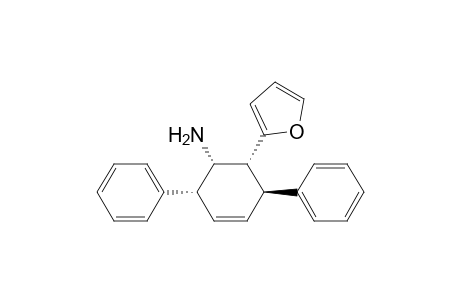 3-Cyclohexen-1-amine, 6-(2-furanyl)-2,5-diphenyl-, (1.alpha.,2.beta.,5.beta.,6.beta.)-