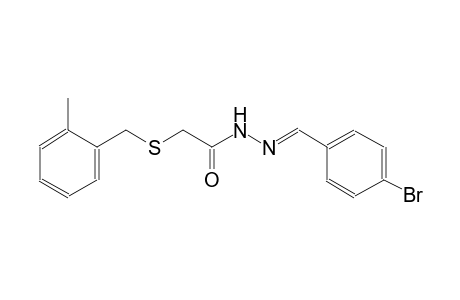 acetic acid, [[(2-methylphenyl)methyl]thio]-, 2-[(E)-(4-bromophenyl)methylidene]hydrazide