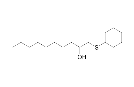 2-Hydroxy-1-(cyclohexylthio)decane