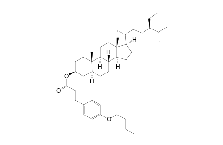 Stigmastanol-3-beta-p-butanoxydihydrocoumaroate