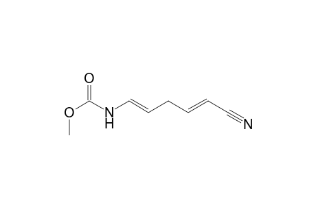 Methyl 5-cyano-1,4-pentadienylcarbamate