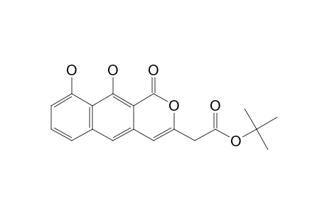 tert-Butyl 2-(9,10-Dihydroxy-1-oxo-1H-benzo[g]isochromen-3-yl)-acetate