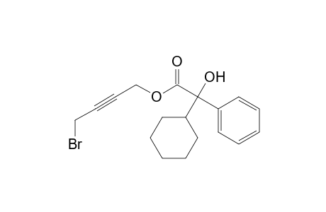 4-Bromo-2-butynyl 2-cyclohexyl-2-phenylglycolate