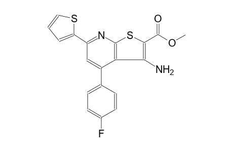 thieno[2,3-b]pyridine-2-carboxylic acid, 3-amino-4-(4-fluorophenyl)-6-(2-thienyl)-, methyl ester