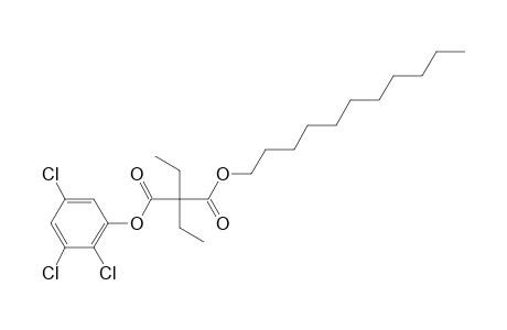 Diethylmalonic acid, 2,3,5-trichlorophenyl undecyl ester