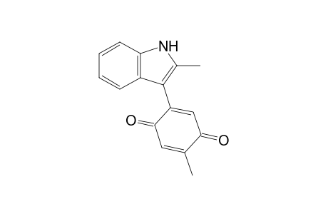2-Methyl-5-(2-methyl-1H-indol-3-yl)benzo-1,4-quinone