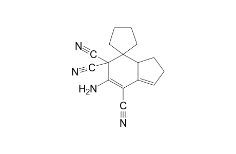 6'-amino-2',3',3a',5'-tetrahydrospiro[cyclopentane-1,4'-indene]-5',5',7'-tricarbonitrile