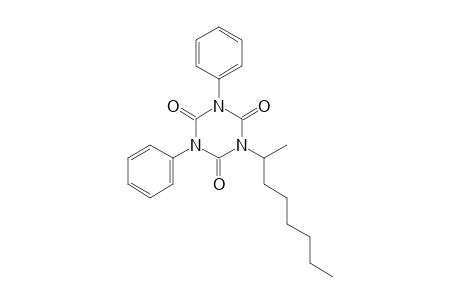 1,3-DIPHENYL-5-(1-METHYLHEPTYL)-s-TRIAZINE-2,4,6(1H,3H,5H)-TRIONE