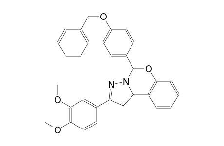 5-[4-(benzyloxy)phenyl]-2-(3,4-dimethoxyphenyl)-1,10b-dihydropyrazolo[1,5-c][1,3]benzoxazine