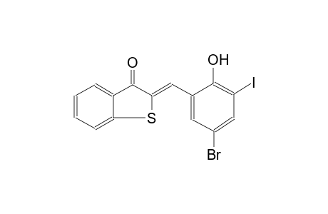 (2Z)-2-(5-bromo-2-hydroxy-3-iodobenzylidene)-1-benzothiophen-3(2H)-one