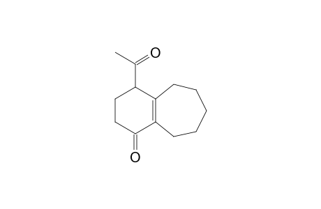1-acetyl-1,2,3,5,6,7,8,9-octahydrobenzocyclohepten-4-one