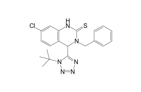 3-benzyl-4-(1-(tert-butyl)-1H-tetrazol-5-yl)-7-chloro-3,4-dihydroquinazoline-2(1H)-thione